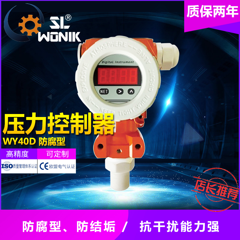 WY- 40D  数显式防腐型压力变送器